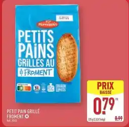 ALDI Mannapain - petits pains grilles au froment offre