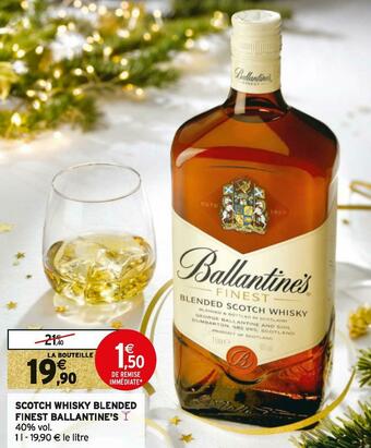 Intermarché Scotch whisky blended finest offre