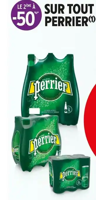 Intermarché Perrier bon plan sur tous les produits de la marque perrier offre