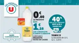 Super U Tonic u offre