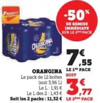 Super U Orangina offre