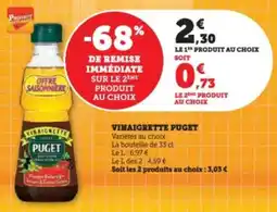 Super U Vinaigrette puget offre