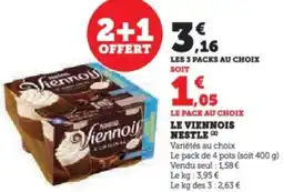 Super U Le viennois nestle offre