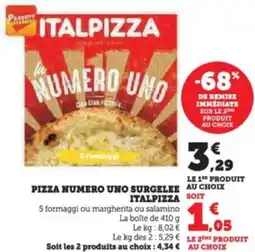 Super U Pizza numero uno surgelee italpizza offre