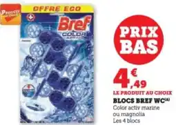 Super U Blocs bref wc offre