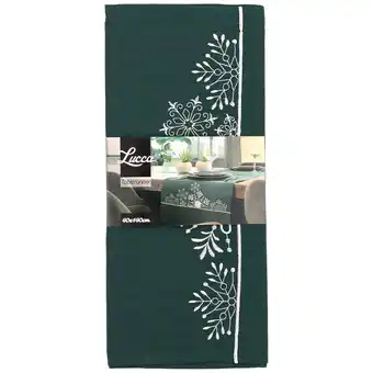 Action Chemin de table brodé offre