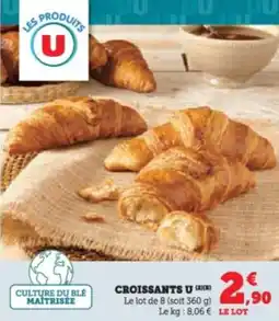 Super U Croissants u offre
