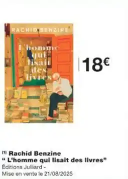 Monop' Rachid Benzine L'homme qui lisait des livres offre