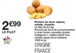 Monop' Pomme de terre vapeur, salade, rissolée offre