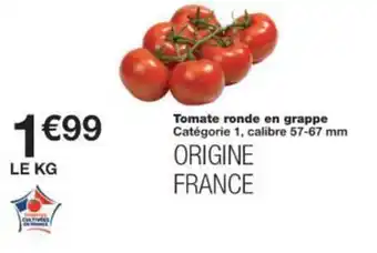 Monop' Tomate ronde en grappe offre