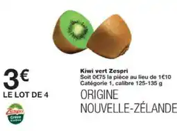 Monop' Kiwi vert Zespri offre