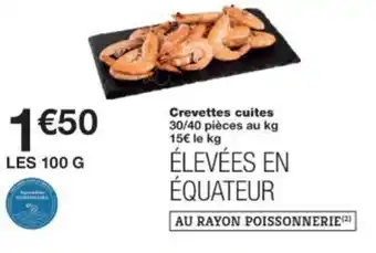 Monop' Crevettes cuites offre