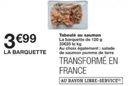 Monop' Taboulé au saumon offre