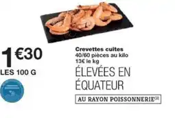 Monop' Crevettes cuites offre