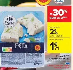 Carrefour Market Feta A.O.P. CARREFOUR EXTRA offre