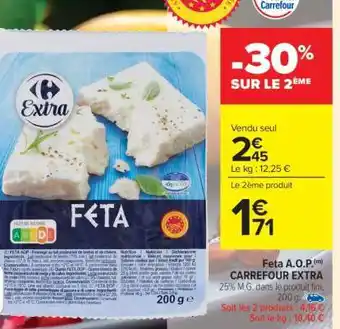 Carrefour Market Feta A.O.P. CARREFOUR EXTRA offre