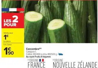 Carrefour Market CONCOMBRE offre