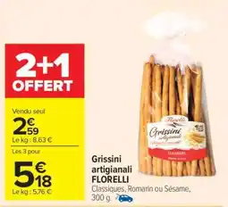 Carrefour Market GRISSINI ARTIGIANALI FLORELLI offre