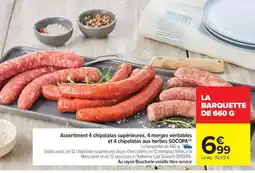 Carrefour Market Assortiment de saucisses offre