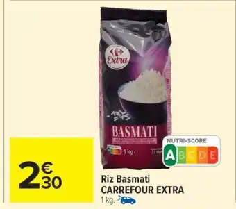Carrefour Market Riz Basmati CARREFOUR EXTRA offre
