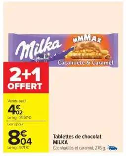 Carrefour Market Tablettes de chocolat 'Milka' offre