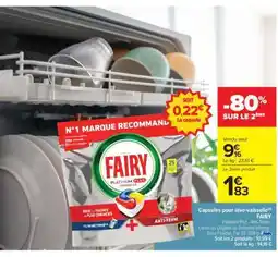 Carrefour Market Fairy Platinum Plus offre