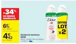 Carrefour Market Déodorant Atomiseur Dove offre