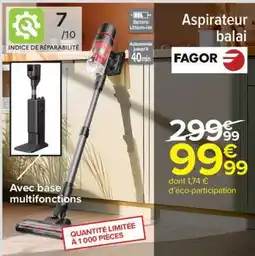 Carrefour Market Aspirateur Balai offre