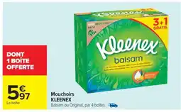 Carrefour Market Mouchoirs Kleenex offre