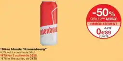 Monop' Bière blonde Kronenbourg offre