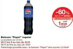 Monop' Boisson Pepsi regular offre