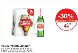 Monop' Bière Stella Artois offre