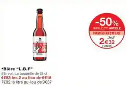 Monop' Bière L.B.F offre