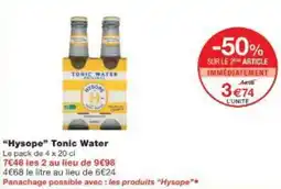 Monop' Hysope Tonic Water offre