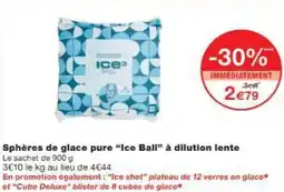 Monop' Sphères de glace pure Ice Ball à dilution lente offre