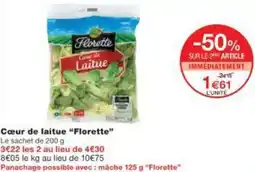 Monop' Cœur de laitue Florette offre