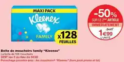 Monop' Boite de mouchoirs family Kleenex offre