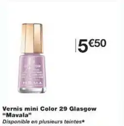 Monop' Vernis mini Color 29 Glasgow Mavala offre