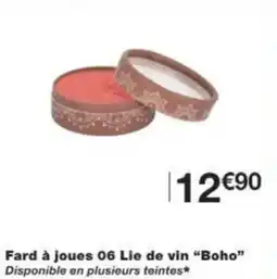 Monop' Fard à joues 06 Lie de vin Boho offre