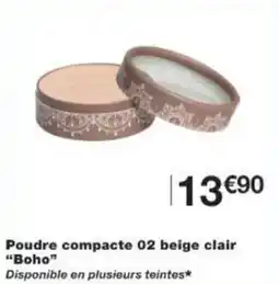 Monop' Poudre compacte 02 beige clair Boho offre