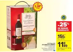 Carrefour Drive Cambras - i.g.p. pays d'oc offre