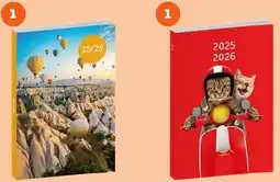 Auchan Agenda paysage ou animaux offre