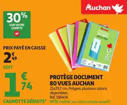 Auchan Protège document 80 vues auchan offre