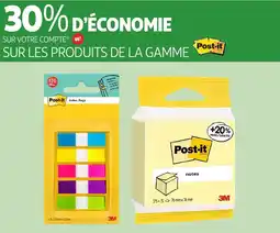 Auchan Sur les produits de la gamme Post-it offre