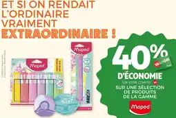 Auchan Sur une sélection de produits de la gamme Maped offre