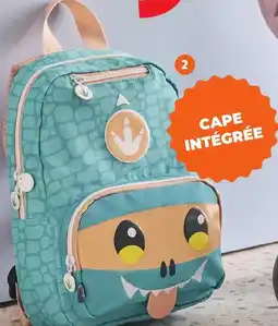 Auchan Sac goûter cape monstre offre