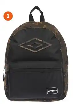 Auchan Sac à dos 1 compartiment umbro camo réf. 493016 offre