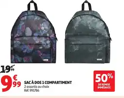 Auchan Sac à dos 1 compartiment offre