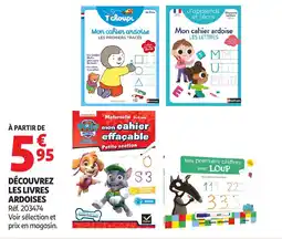 Auchan Découvrez les livres ardoises offre