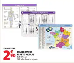 Auchan Minis posters le petit nicolas offre